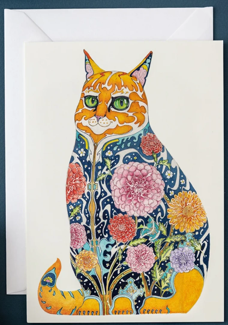Mooch..... Daniel Mackie Ginger Tom Cat Greetings Card Mooch..... Daniel Mackie Ginger Tom Cat Greetings Card
