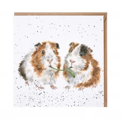 Mooch..... Greetings Card Wrendale Designs - Lettuce Be Friends