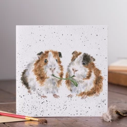 Mooch..... Greetings Card Wrendale Designs - Lettuce Be Friends