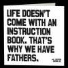 Mooch..... Quotable Greetings Card - Life Doesn't Come With An Instruction Book......