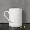 Mooch-andover New Arrivals East Of India Porcelain Small Jug - Happiness Is Homemade