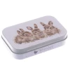 Mooch..... Wrendale Trinket Tin - Daisy Chain Rabbits New Arrivals