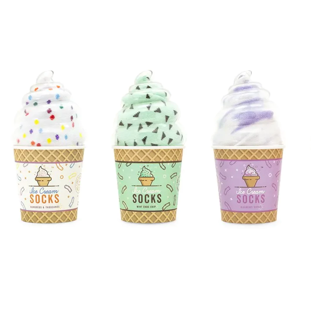 Mooch-andover Ice Cream Socks - Mint Choc Chip Mooch-andover Ice Cream Socks - Mint Choc Chip