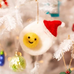 Mooch..... New Arrivals Felt Fried Egg Christmas Tree Decoration