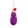 Mooch..... Felt Aubergine Christmas Tree Decoration New Arrivals