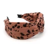 Mooch..... New Arrivals Peace Of Mind Cocoa And Black Ink Spot Print Headband