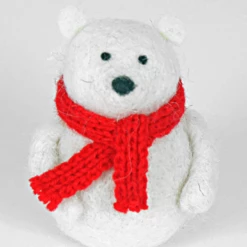 Mooch..... Felt Baby Polar Bear Christmas Tree Decoration