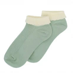 Mooch-andover Trainer Socks With Contrast Trim - Mint