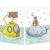 Mooch..... Sophie Turrel Folding Greetings Card - Yellow Submarine CT330