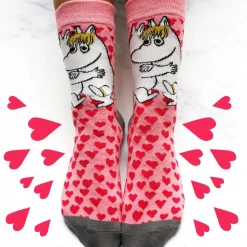 Mooch-andover Moomin Socks Hearts