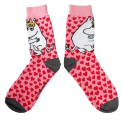 Mooch-andover Moomin Socks Hearts