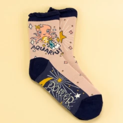 Mooch-andover Powder Zodiac Socks Aquarius