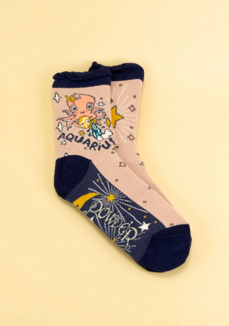 Mooch-andover Powder Zodiac Socks Aquarius Mooch-andover Powder Zodiac Socks Aquarius