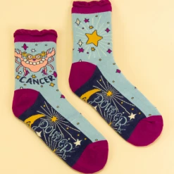 Mooch-andover Powder Zodiac Socks Cancer