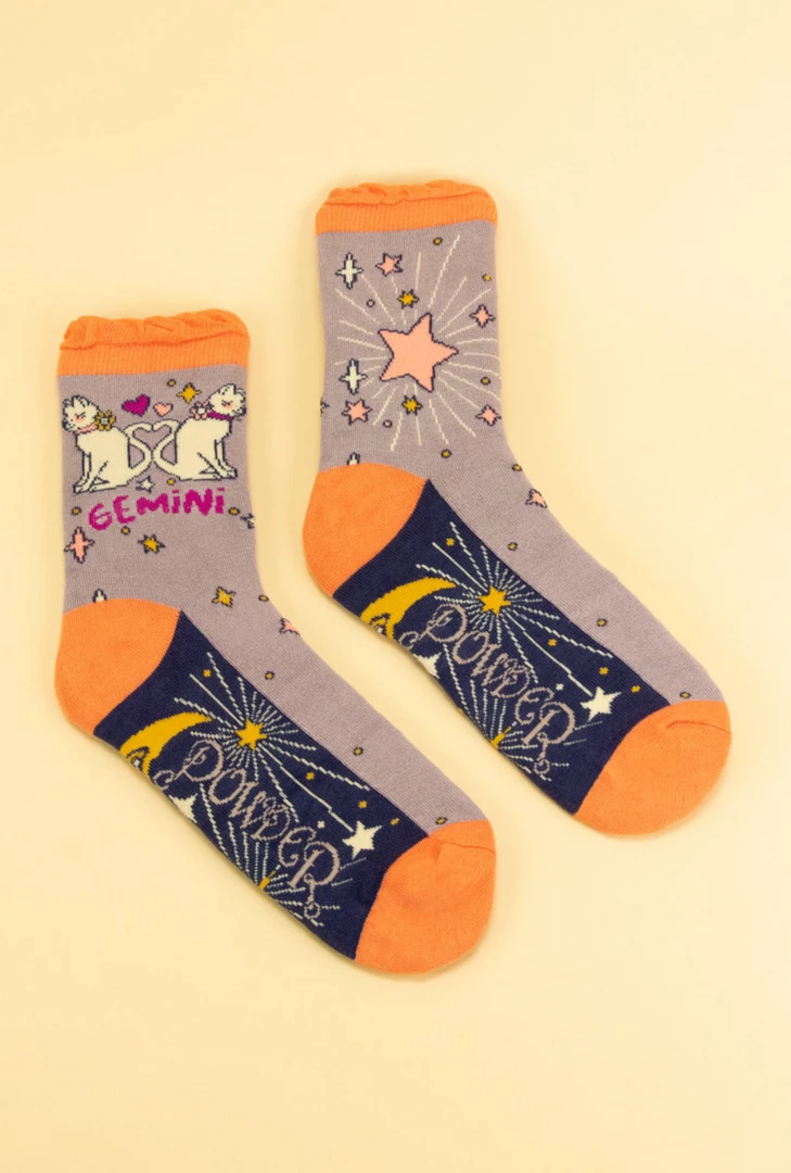 Mooch-andover Powder Zodiac Socks Gemini Mooch-andover Powder Zodiac Socks Gemini