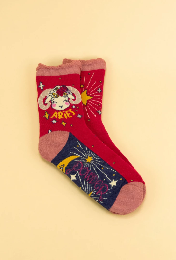 Mooch-andover Powder Zodiac Socks Aries Mooch-andover Powder Zodiac Socks Aries