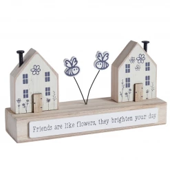Mooch..... Wooden Houses And Bees Ornament