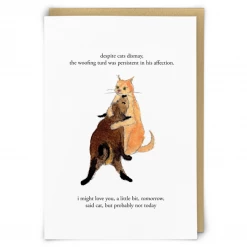 Mooch..... Zeppelinmoon Greetings Card Woofing Turd