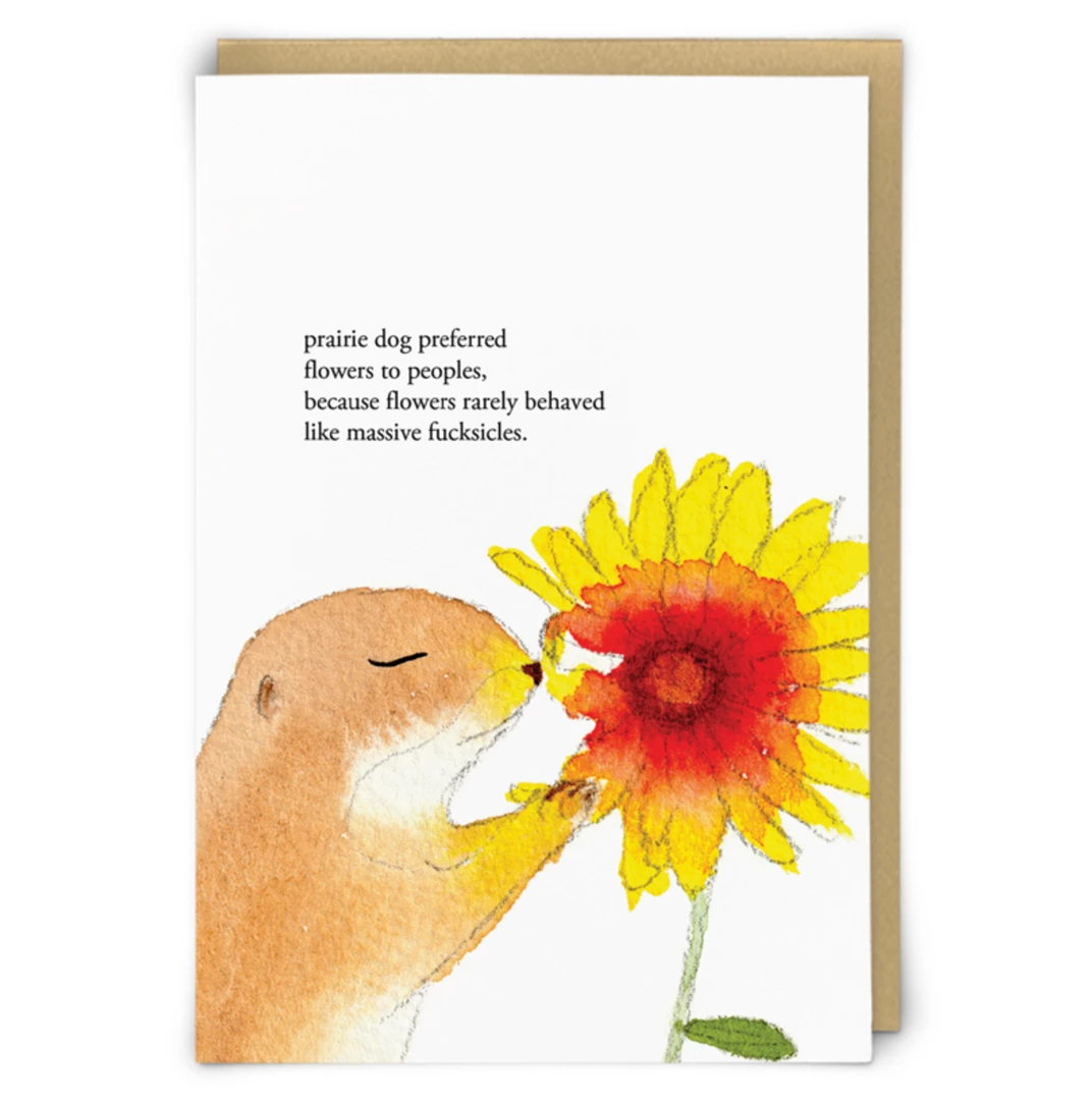 Mooch..... Zeppelinmoon Greetings Card Prairie Dog Mooch..... Zeppelinmoon Greetings Card Prairie Dog