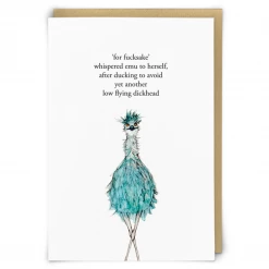Mooch..... New Arrivals Zeppelinmoon Greetings Card Emu