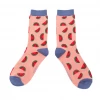 Mooch-andover Miss Sparrow Bamboo Ladies Socks - Watermelons Dusky Pink