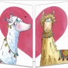 Mooch..... Sophie Turrel Folding Greetings Card - Llama Love CT301 Greetings Cards