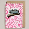 Mooch..... Greetings Cards Iron On Patch Card Wild