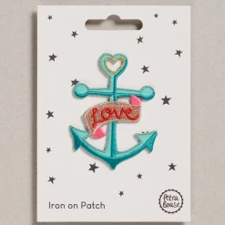 Mooch..... Iron On Patch Love Anchor