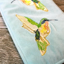 Mooch..... Velvet Hummingbird Glasses Case