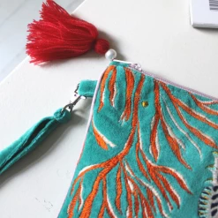 Mooch..... New Arrivals House Of Disaster Coral Seahorse Clutch Bag