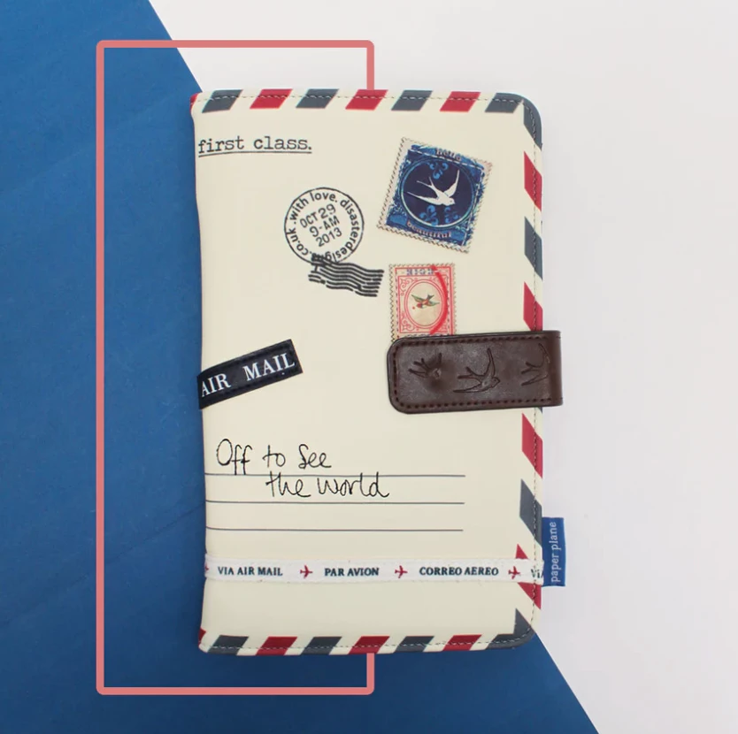 Mooch..... House Of Disaster Paper Plane Cream Travel Wallet Mooch..... House Of Disaster Paper Plane Cream Travel Wallet