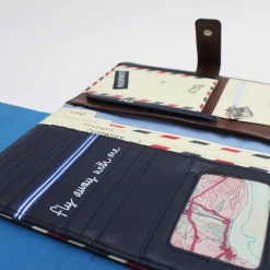 Mooch..... House Of Disaster Paper Plane Cream Travel Wallet 4 Mooch..... House Of Disaster Paper Plane Cream Travel Wallet