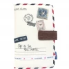 Mooch..... House Of Disaster Paper Plane Cream Travel Wallet