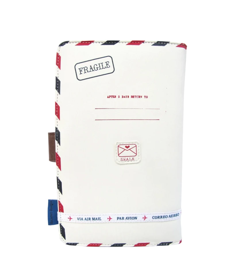 Mooch..... House Of Disaster Paper Plane Cream Travel Wallet Mooch..... House Of Disaster Paper Plane Cream Travel Wallet